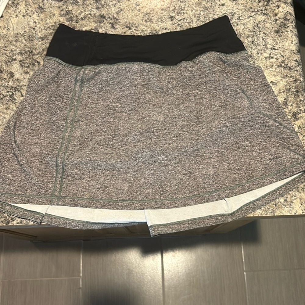 this is a Lululemon activewear mini skirt